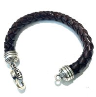 Bracciale Manuel Bozzi Uomo in Argento BRACCIALE UOMO_MARRONE - BRACCIALE UOMO_MARRONE